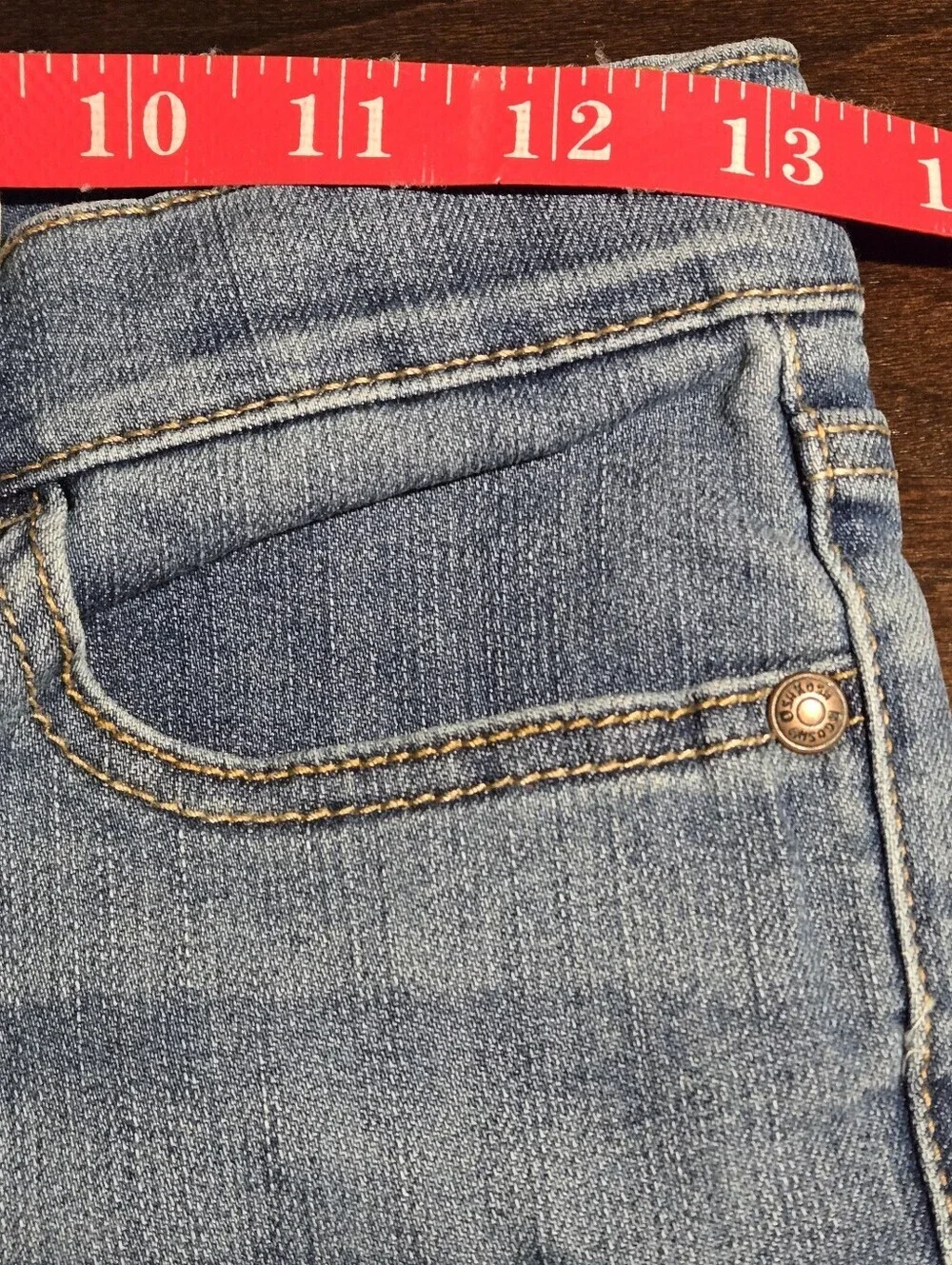B'Gosh Bootcut Denim Blue Jeans with Comfortable Fit 5 pocket Girls size 12R EUC